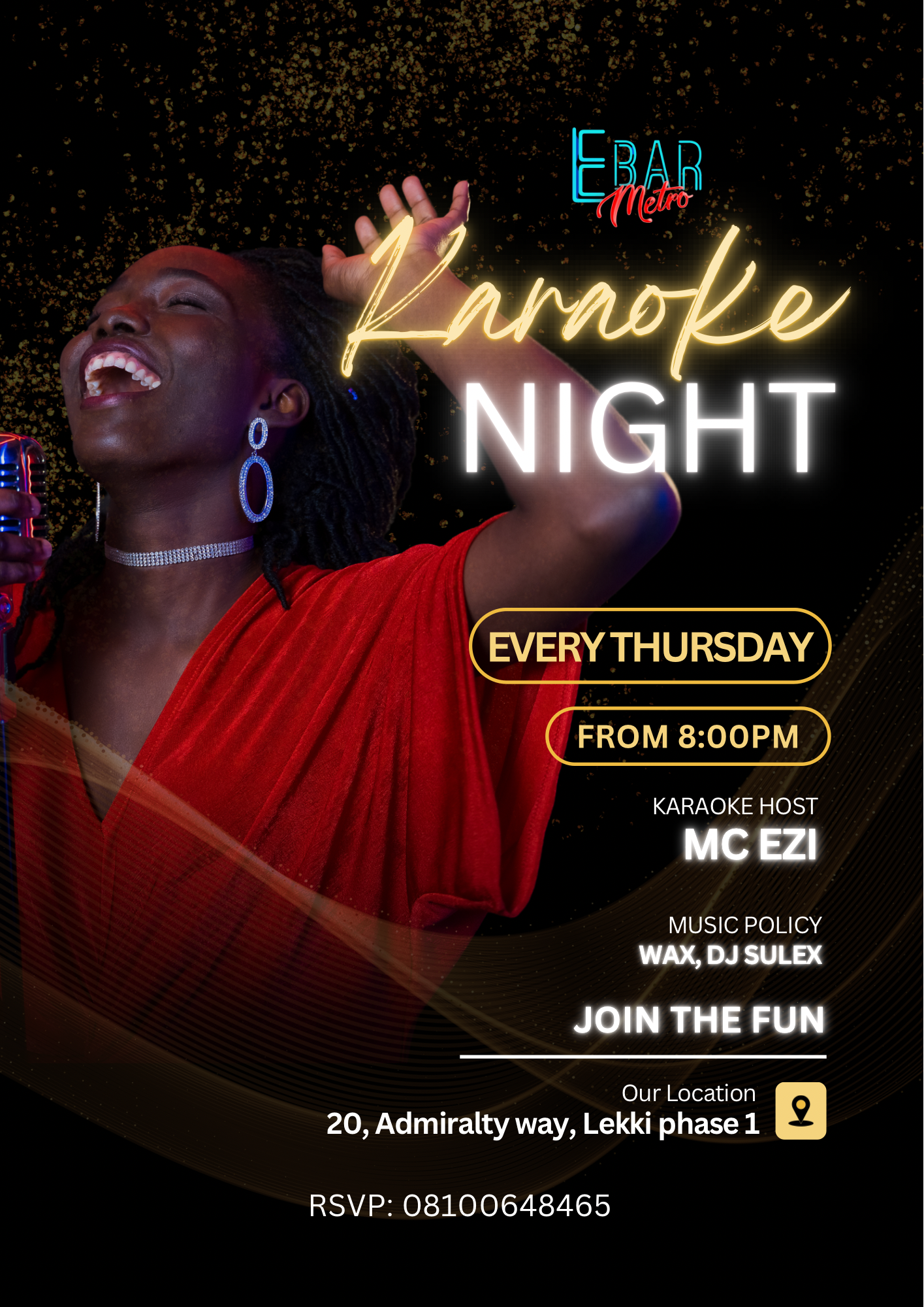 Karaoke Night - Every Thursday at E-BAR Metro