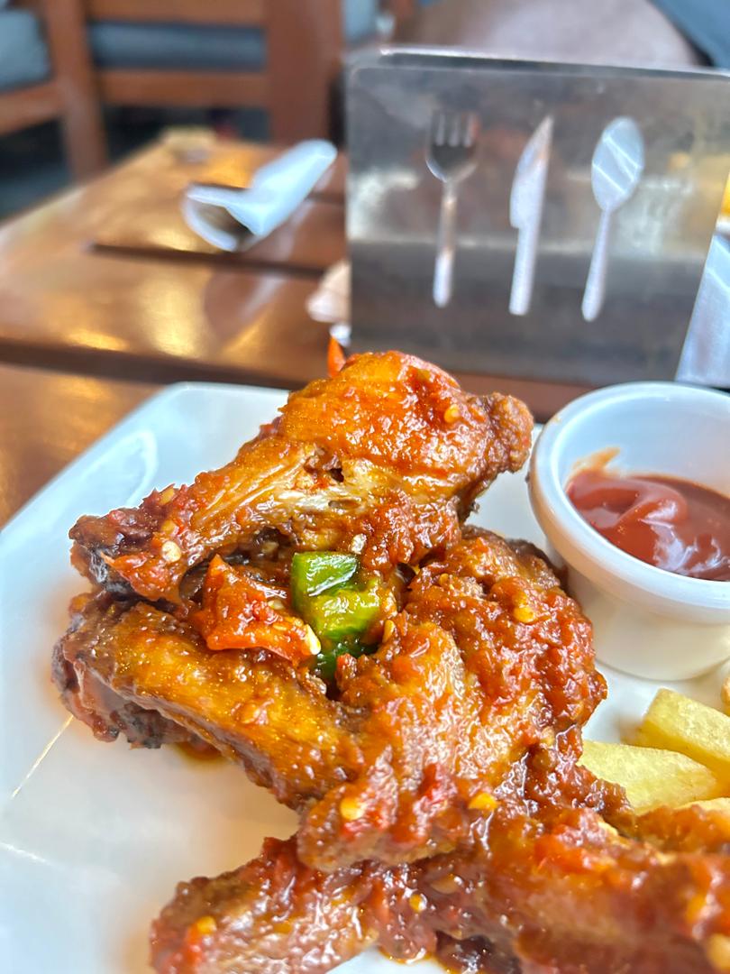 Sticky Glazed Chicken Wings