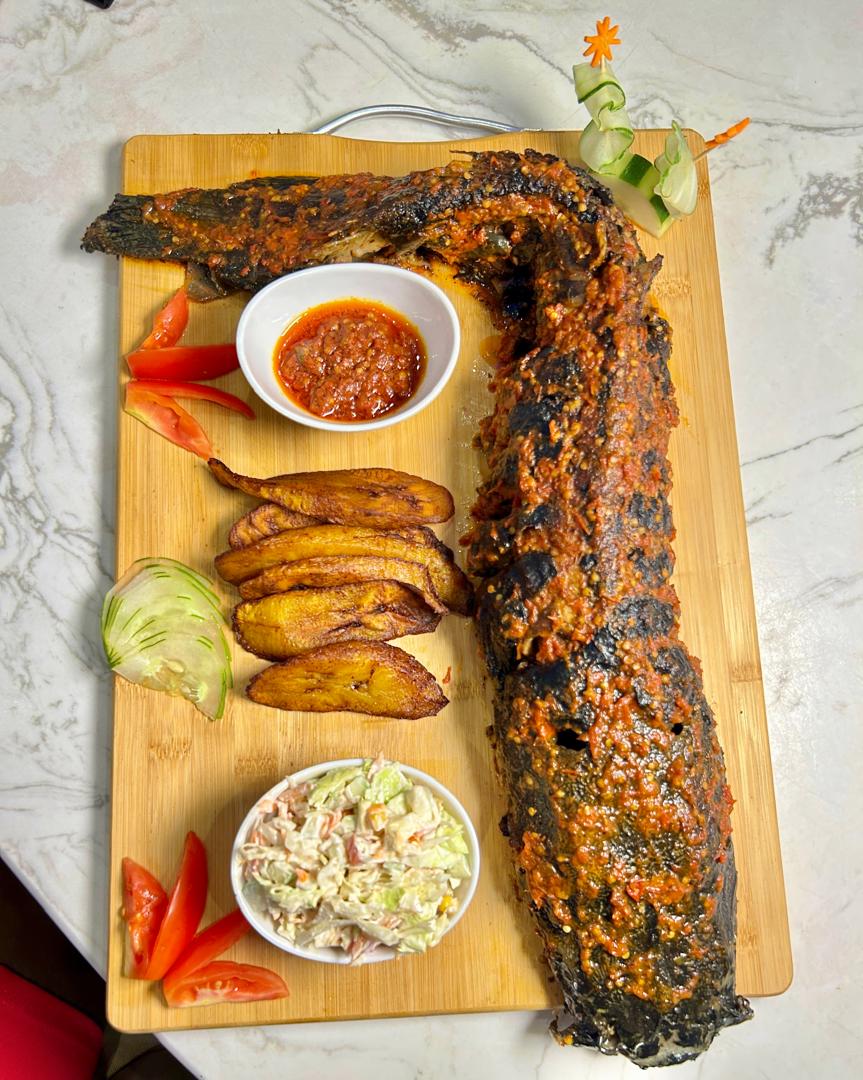 Whole Grilled Catfish