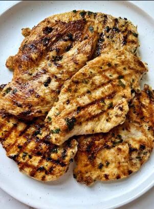 Grilled Chicken Pan