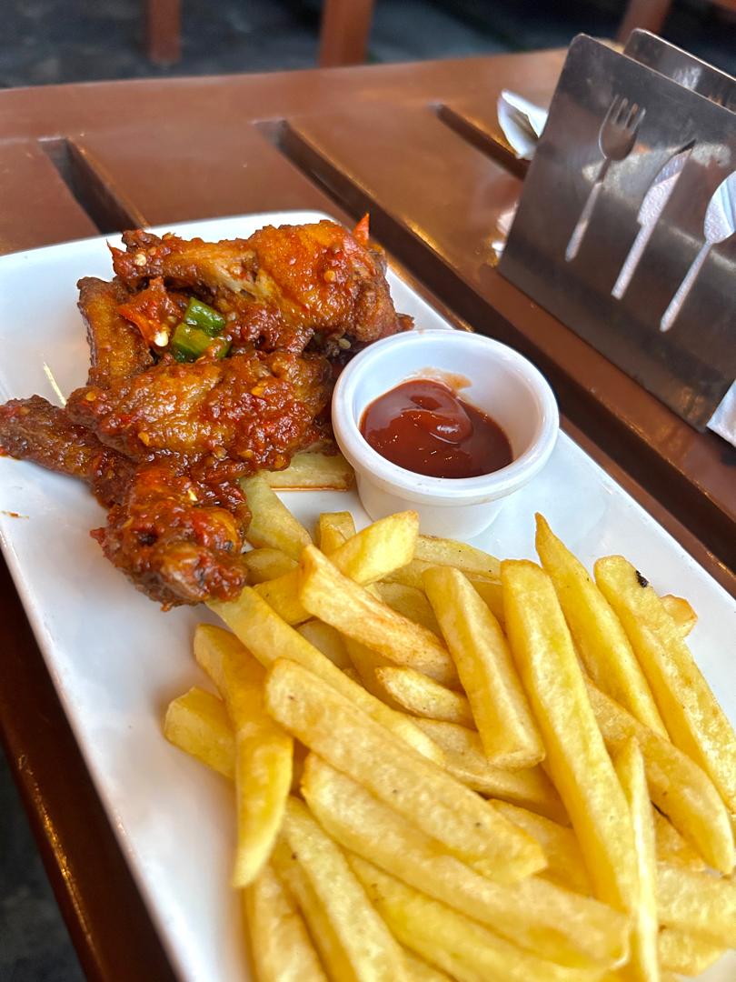 Grilled Chicken with Fries